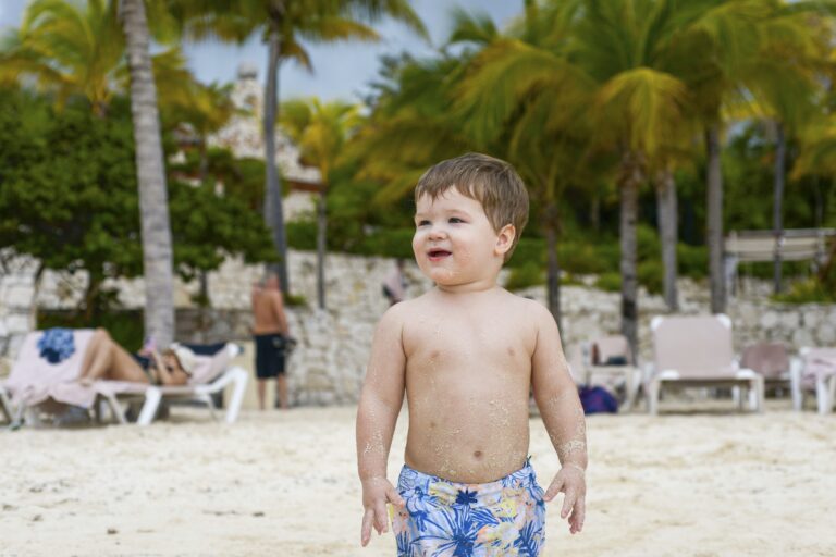 safe beach options at kid-friendly resort