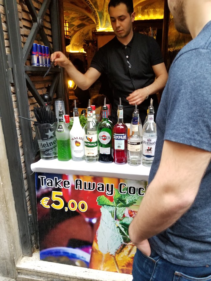 drinks as a first-time visitor in rome