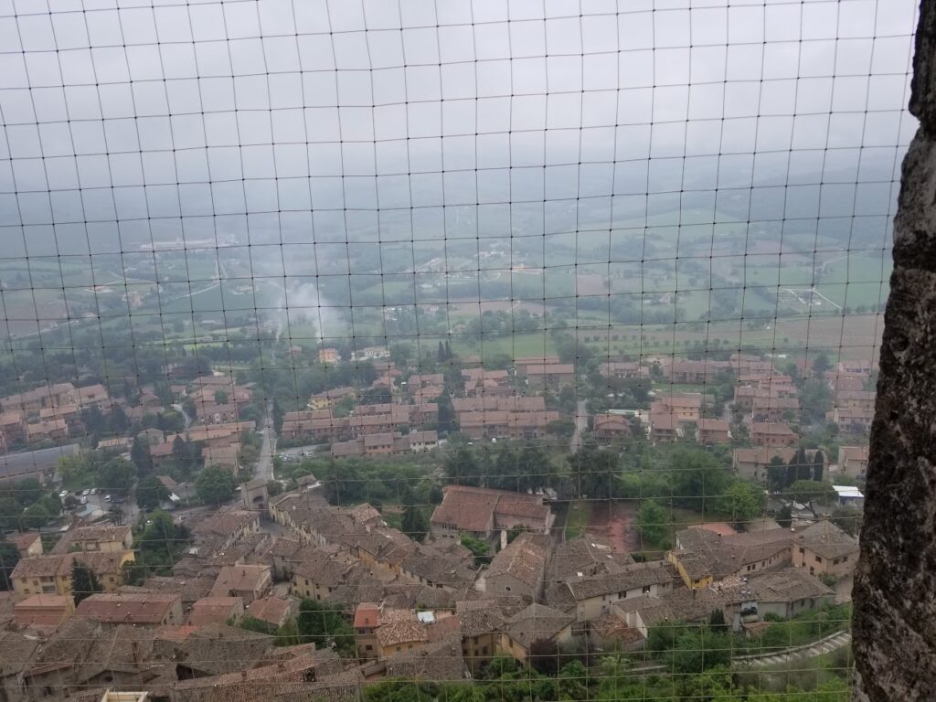 view from the todi bell tower