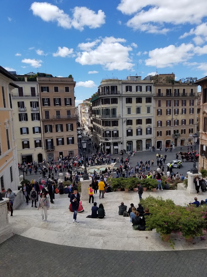 visit the Spanish steps as a first-time visitor in rome