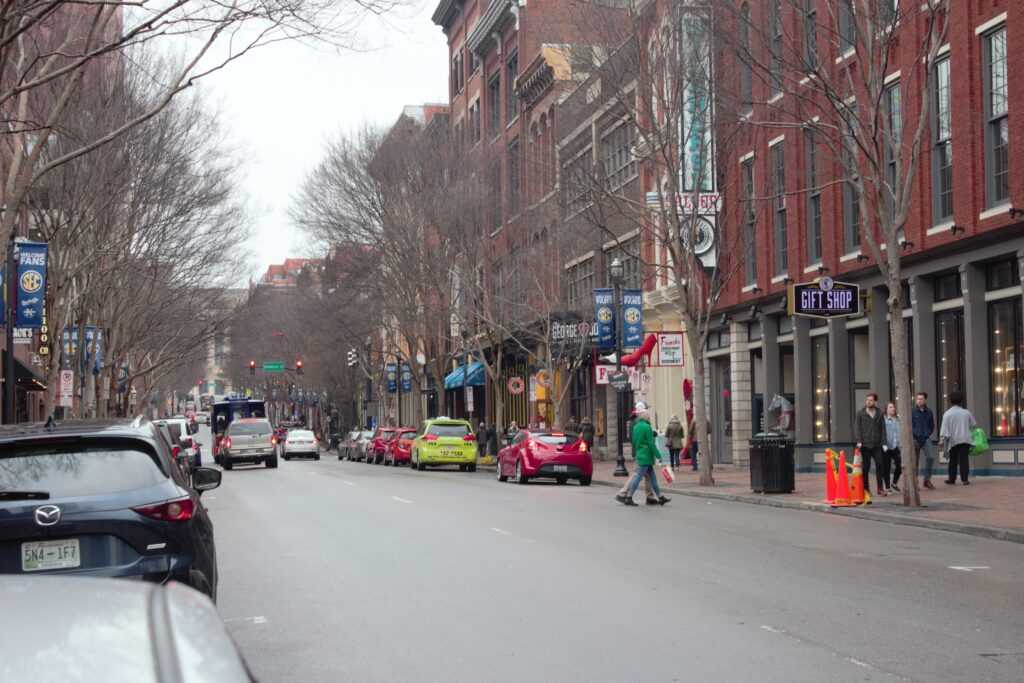 A picture of 2nd street shops in Nashville.