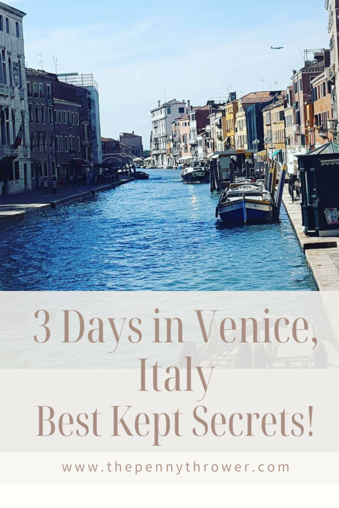 pinterest pin for 3 days in venice