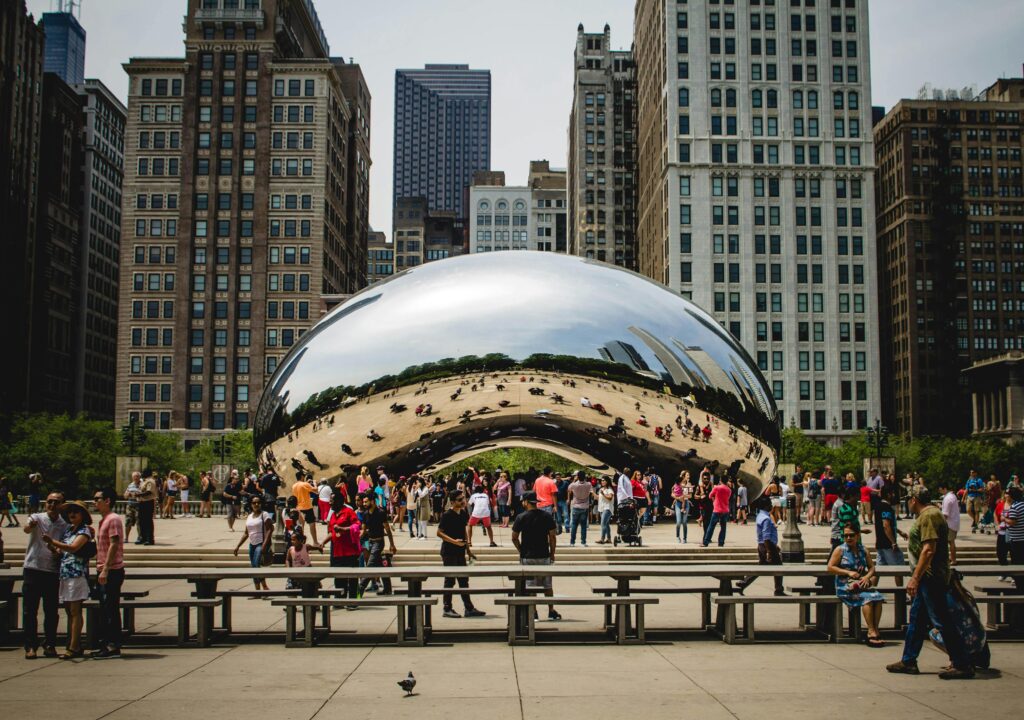 a picture of the bean in chicago illinois!